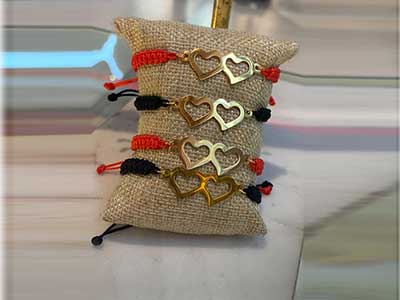 Chambala hearts bracelets