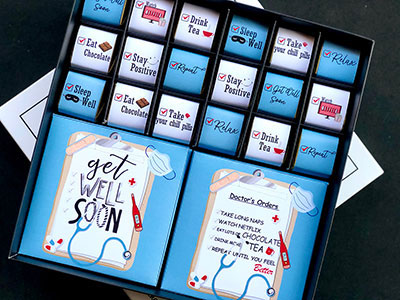 Get Well Soon Mixed Wishes Chocolate Box
