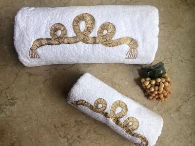 Gold Rope Set of 2 Towels