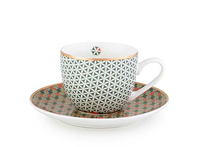 Cup and saucer OPERA 90 ml - 4 Sets