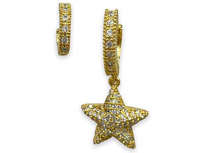 Star & Hoop Earrings