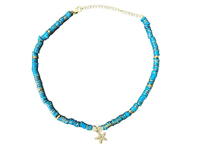 Star Pendant Beads Necklace|Women Accessories