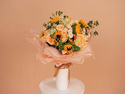 Sunflowers & Roses Bouquet