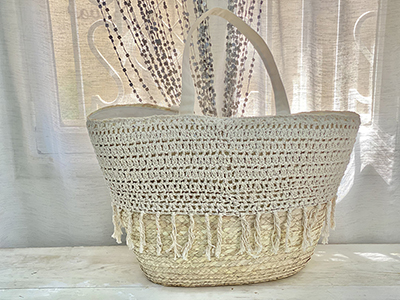 Beige Straw Bag| Giftonclick