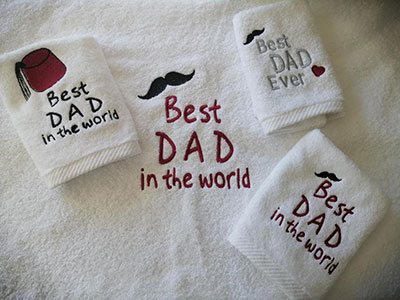 Best Dad Towels Set