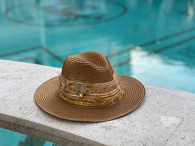 Butterfly Straw Hat|Summer Essentials