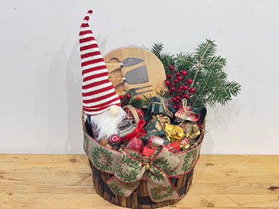 Charcuterie Christmas Basket