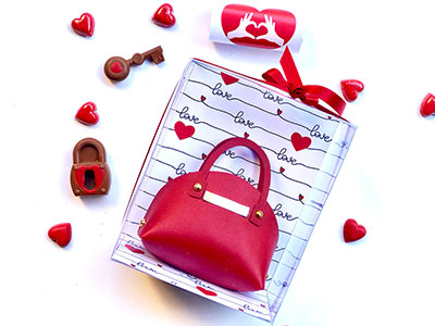 Leather Lady Bag of Chocolate|Giftonclick