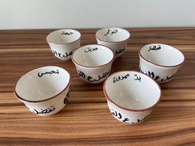 Hand Painted Ceramic Coffee Cups-Future Prediction