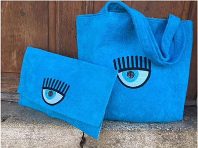 Beach Bag & Eye Pouch| Giftonclick