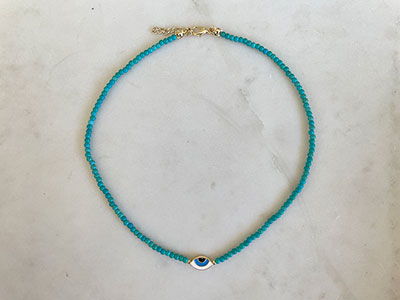 Eye Turquoise Necklace| Giftonclick