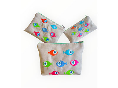 Fish in the Sea Pouches Set|Summer Essentials