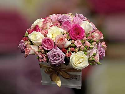 Pink Flowers Arrangement |giftonclick