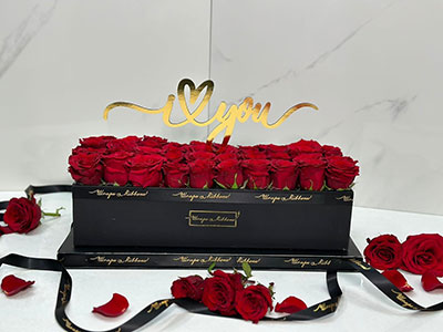 Exquisite Red Roses Box|Giftonclick