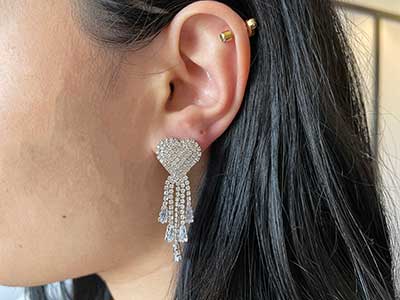 Heart Earrings | Gift for Women