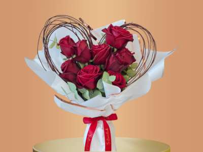 Heart Roses Bouquet | Gift for Women
