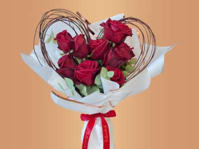 Heart Roses Bouquet | Gift for Women