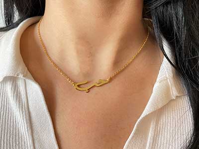 Hob Gold Plated Necklace
