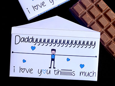 Daddy I love you Choco-Boy| Giftonclick