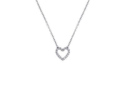 Diamond Heart Necklace|Giftonclick