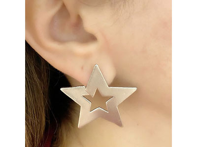 Star Light - Gold Plated Earrings