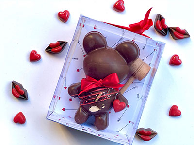 Chocolate Teddy Bear & Hammer Box|Giftonclick