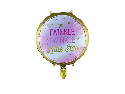 Twinkle Twinkle Helium Balloon|Newborn