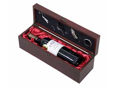 Wooden Box For Wine Bottle