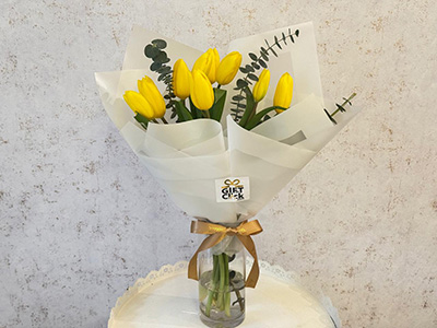 Yellow Tulip Bouquet | Birthday present